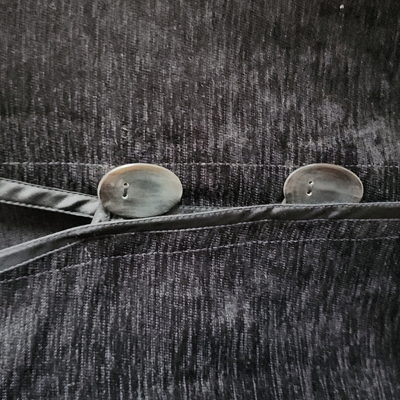 Annikki Karvinen handmade in Finland viscose elegant OS jacket oval buttons NWOT - Picture 6 of 8